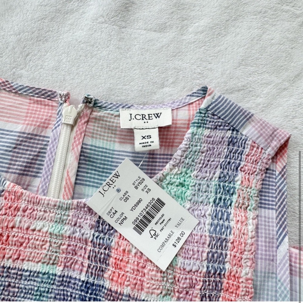 J Crew smocked dress - Picture 3 of 3